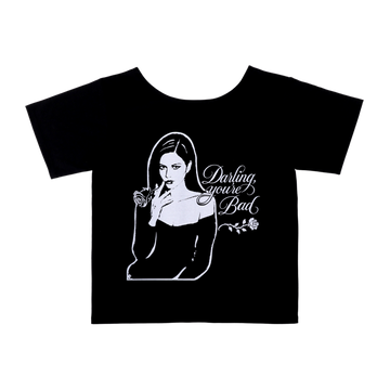 【Darling you're bad】25ss MELTING ROSE TEE DARLING YOU ARE BAD] MELTING ROSE TEE #GREY - DARLING YOU